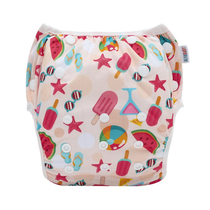 U PICK ALVABABY Swim Nappy Suitable for Swim Classes Fashion Design Reusable Swim Diaper for Baby Under 8 Months