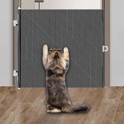 Retractable Baby Gate Pet Gate Extendable Baby Safety Gate Multifunctional Animal Fence Cat Barriers 40x125cm Pet Supplies