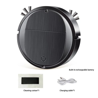 Long battery life Automatic Sweeping Robot Portable Mini Home Vacuum Cleaner USB Rechargeable Wet Dry 3-in-1 Sweeping Machine