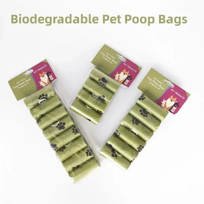 Dog Poop Bag Biodegradable Pet Garbage Bag Dog Poop Bags Dog Poop Bag Dispenser Dog Cleaning Supplies Dog Products for Dogs Gift