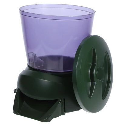 Automatic Fish Feeder Large Capacity Powered LCD Timer Pond Aquarium Outdoor Feeding Schedule Dry Food Pet Supplies