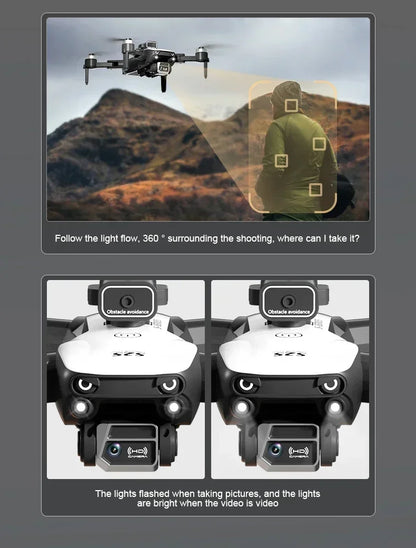 Lenovo S2S Mini Drone 8K HD Professional 4K Dual Camera Obstacle Avoidance Brushless Motor Foldable Rc Quadcopter Toys Gift