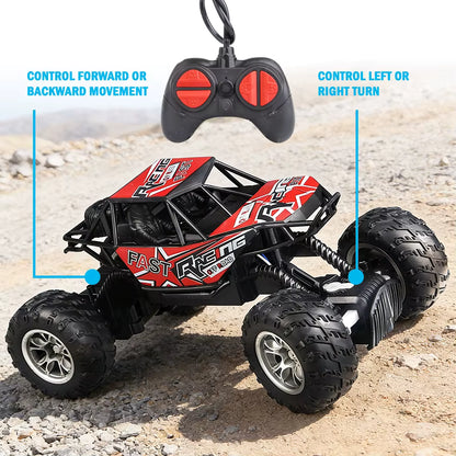 4-Way Remote Control Car with Lights