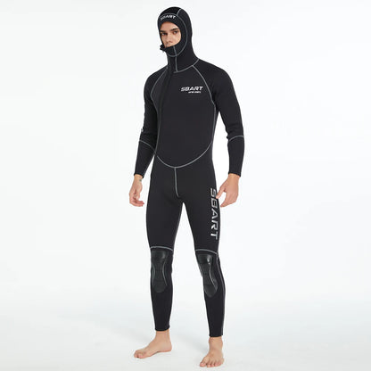 3MM diving suit men's and women's thickened diving suit men's warm hooded swimming wet suit surfing suit jellyfish suit