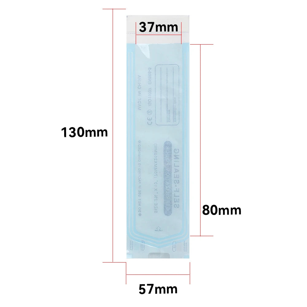 10/20PCS Disposable Self-sealing Sterilization Pouches Bag 5 Sizes Tattoo Accessories Supplies Self-adhesive Clean Bags
