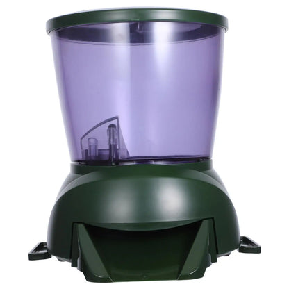 Automatic Fish Feeder Large Capacity Powered LCD Timer Pond Aquarium Outdoor Feeding Schedule Dry Food Pet Supplies