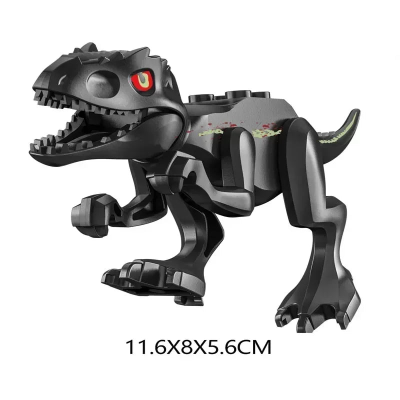 Great Value!!! Mosasaurus Jurassic World Park Dinosaurs Rex Indoraptor Triceratops Indominus Building Block Toys Dinosaur Gift