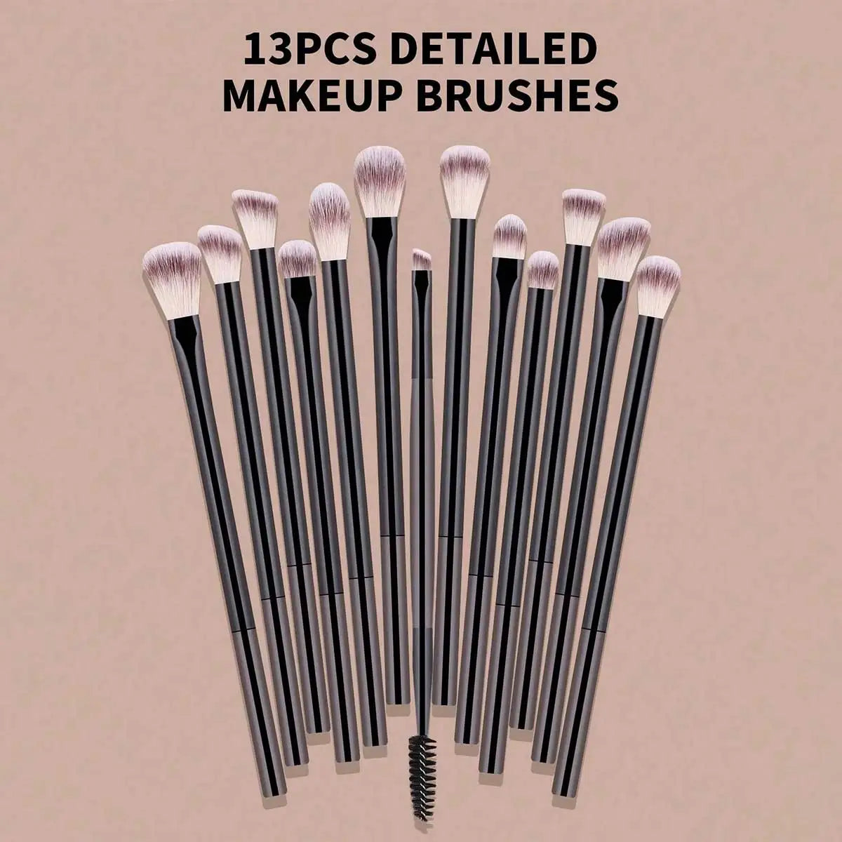 22pcs Makeup Brush Set Including 20pcs Professional Aluminum Tube Makeup Brushes, 2pcs Air Cushion Puffs For Daily Use