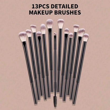 22pcs Makeup Brush Set Including 20pcs Professional Aluminum Tube Makeup Brushes, 2pcs Air Cushion Puffs For Daily Use