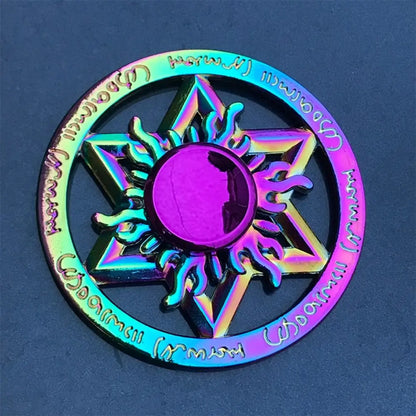 Dragon Wings Hand Spinner High Speed Low Noise Fingertip Gyro Alloy Anti Pressure Metal Rainbow Finger Spinner Children Toys