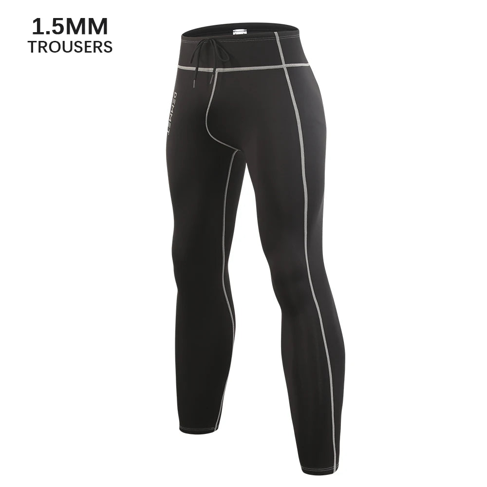 Men Women Wetsuit Pant 1.5MM/3mm Neoprene for Diving Surfing Scuba Snorkeling Winter Swimsuit Keep Warm Trousers Pant Dropship