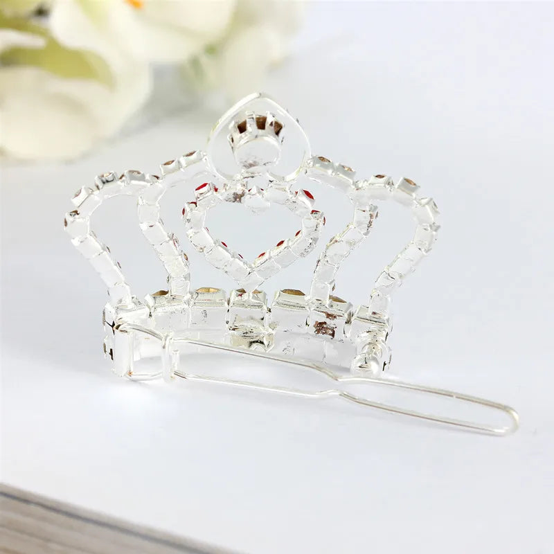 Bling Pearl Dog Collar Small and Medium Dogs Crown Hair Clips Puppy Accessories Doggy Heart and Bone Necklace Pet Supplies