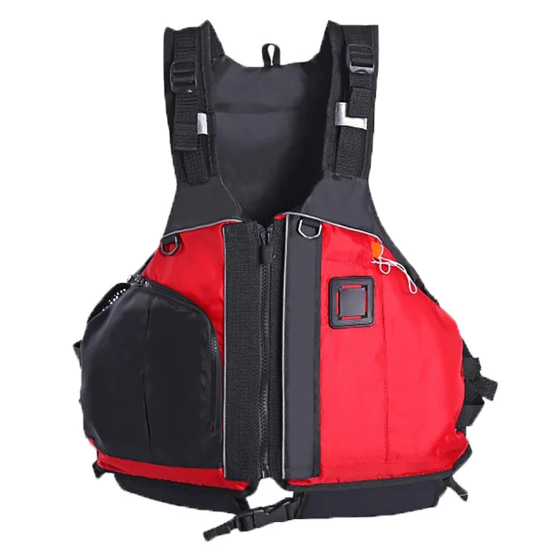 Jet Ski Life Vest for Men, Open-Sided, PFD Kayak Life Jacket, Survival Buoyancy Aids for Adults, 90 kg