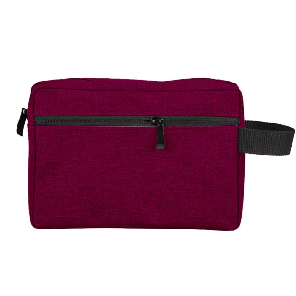 Ladies' Bow Makeup Bag for Women Embroidered Bowknot Travel Cosmetic Bags Large Capacity Handheld Makeup Toiletry Storage Bag
