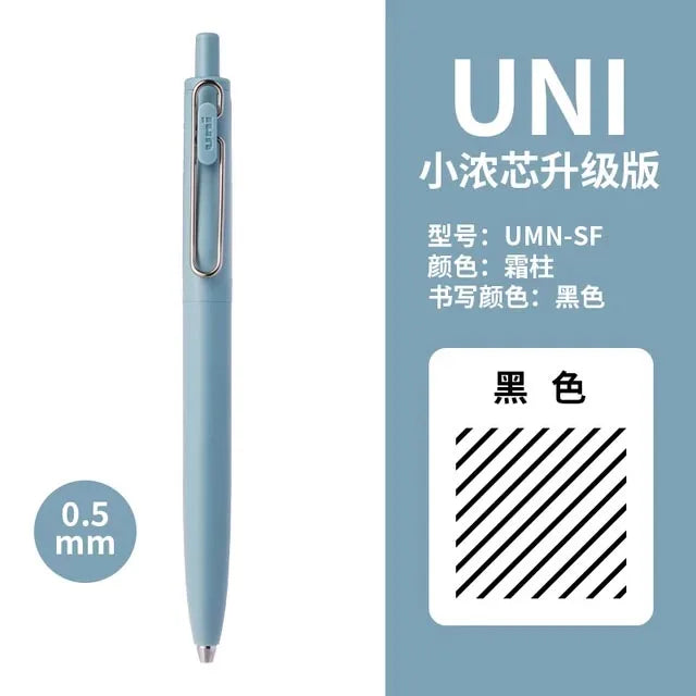 New Japan UNI Small Thick Core Gel Pen UMN-SF Summer Limited Thick Black Uniball One Low Center of Gravity Uniball Signature Pen