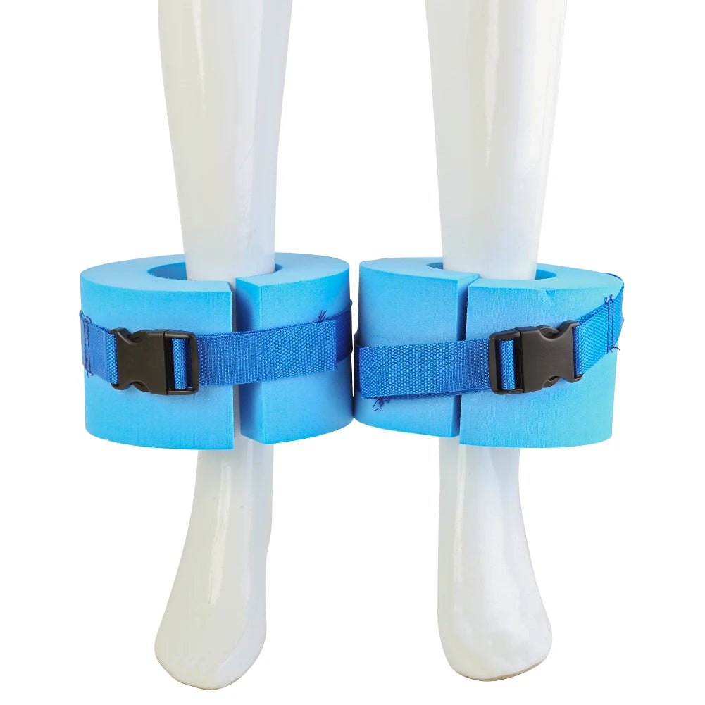 2pcs Swimming Weights Aquatic Cuffs Water Aerobics Float Ring Fitness Exercise Set Workout Ankles Arms Belts Pool Accessories