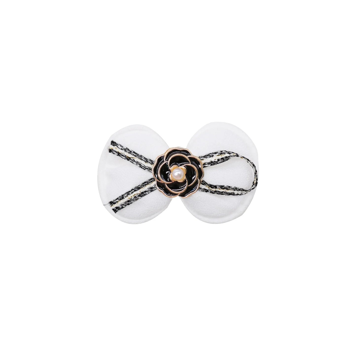 Dog Hair Clips 2PCS Dog Hair Accessories With Alligator Clip Flower Dog Bows Classical Plaid Puppy Bows Pet Supplies For Dogs
