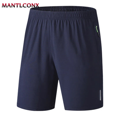 New Quick Dry Jogging Fitness Shorts Men Summer Sports Running Shorts Lightweight Bottoms Thin Breathable Beach Short Pants Male