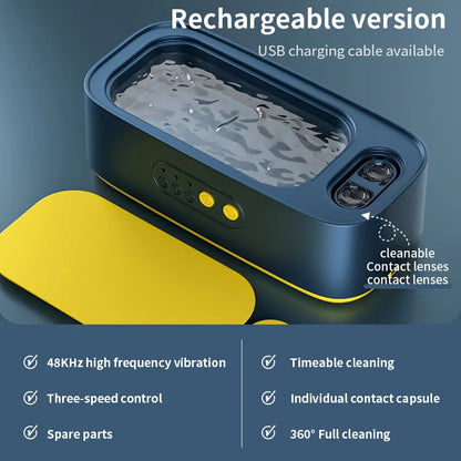 Adjustable High Frequency Ultrasonic Cleaning Machine with Double Bin Vibration for Jewelry Full Cleaning Machine for Household