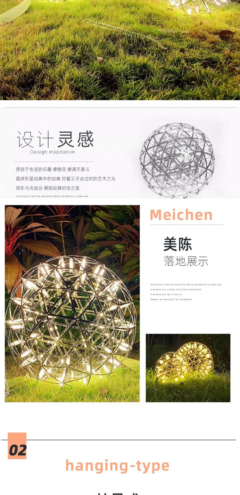Modern Brief Loft Spark Ball LED Chandelier Fixture Firework Ball Stainless Steel Pendant Lamp for Home Decor Lighting 110-240V