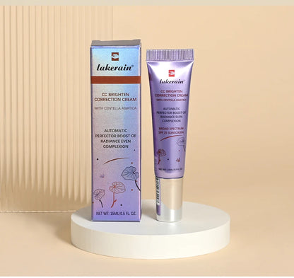 Correcting CC Cream Foundation Moisturizing Waterproof Even Skin Tone Base Makeup Lasting Conceal Pores CC Cream Primer Cosmetic