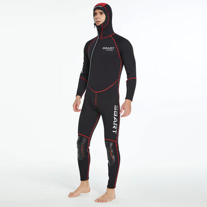 3MM diving suit men's and women's thickened diving suit men's warm hooded swimming wet suit surfing suit jellyfish suit