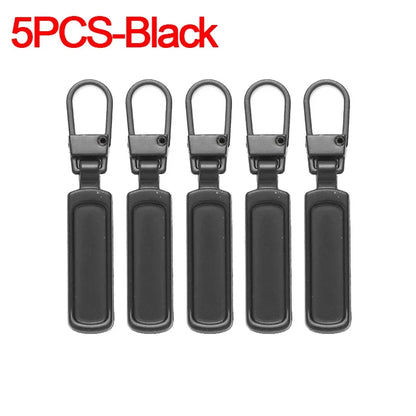 Detachable Zipper Puller Universal Replacement Tab Zippers Head Sliders Repair Kit for Suitcases Bags Clothing DIY Sewing Craft