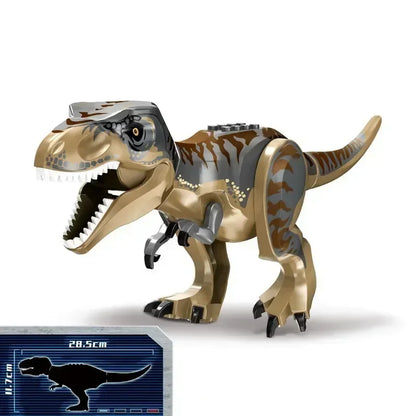 Great Value!!! Mosasaurus Jurassic World Park Dinosaurs Rex Indoraptor Triceratops Indominus Building Block Toys Dinosaur Gift