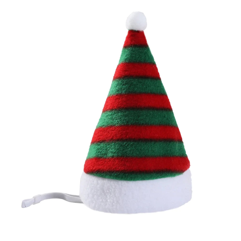 Pet Cat Dog Christmas Hat Cap Puppy Dog Accessories for Small Dogs Costume Dog Caps for Cats Costumes Pet Supplies 강아지 크리스마스