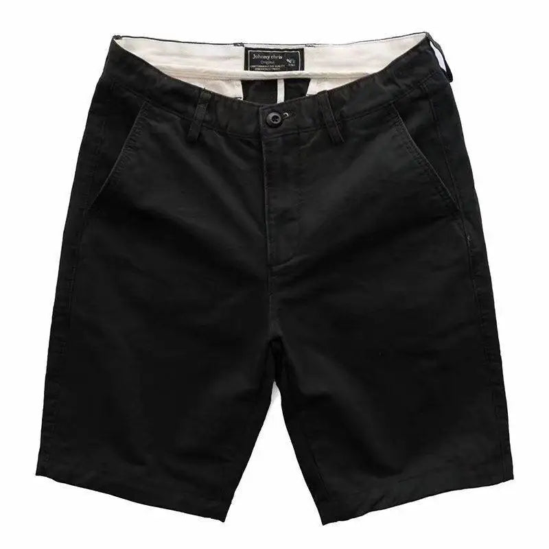 2024 New Summer American Retro Outdoor Hip Hop Men's Fashion Elastic Waist Zipper Minimalist Beach Leisure High Street Shorts