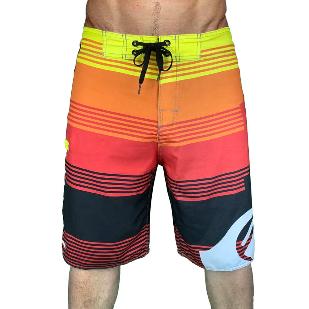 Plus Size Men's Swimming Shorts Board Shorts Bermuda Surfing Swim Shorts Dry Fit Boardshorts Swimwear Trunks Running Beach Pants