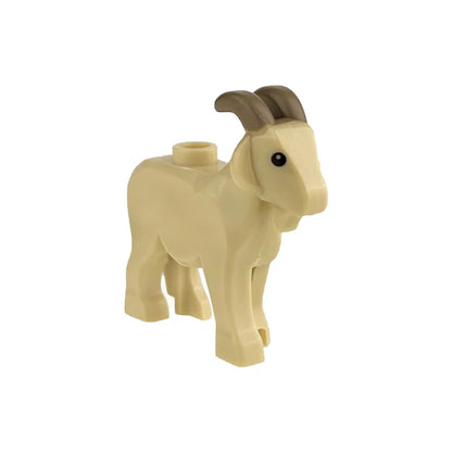 City Animal Zoo Farm Series Building Blocks Street View Panda Brown Bear Cat Pig Long Wool Sheep Cow Cattle Pet Bricks Toys Kids