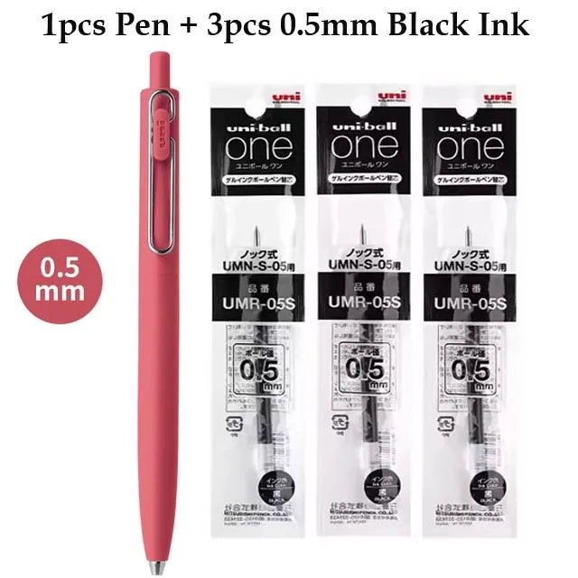 New Japan UNI Small Thick Core Gel Pen UMN-SF Summer Limited Thick Black Uniball One Low Center of Gravity Uniball Signature Pen
