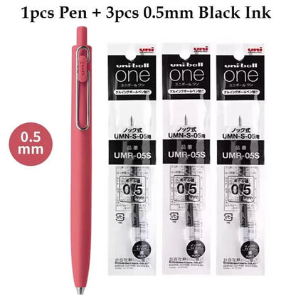 New Japan UNI Small Thick Core Gel Pen UMN-SF Summer Limited Thick Black Uniball One Low Center of Gravity Uniball Signature Pen