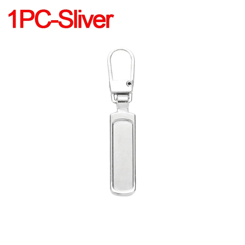 Detachable Zipper Puller Universal Replacement Tab Zippers Head Sliders Repair Kit for Suitcases Bags Clothing DIY Sewing Craft