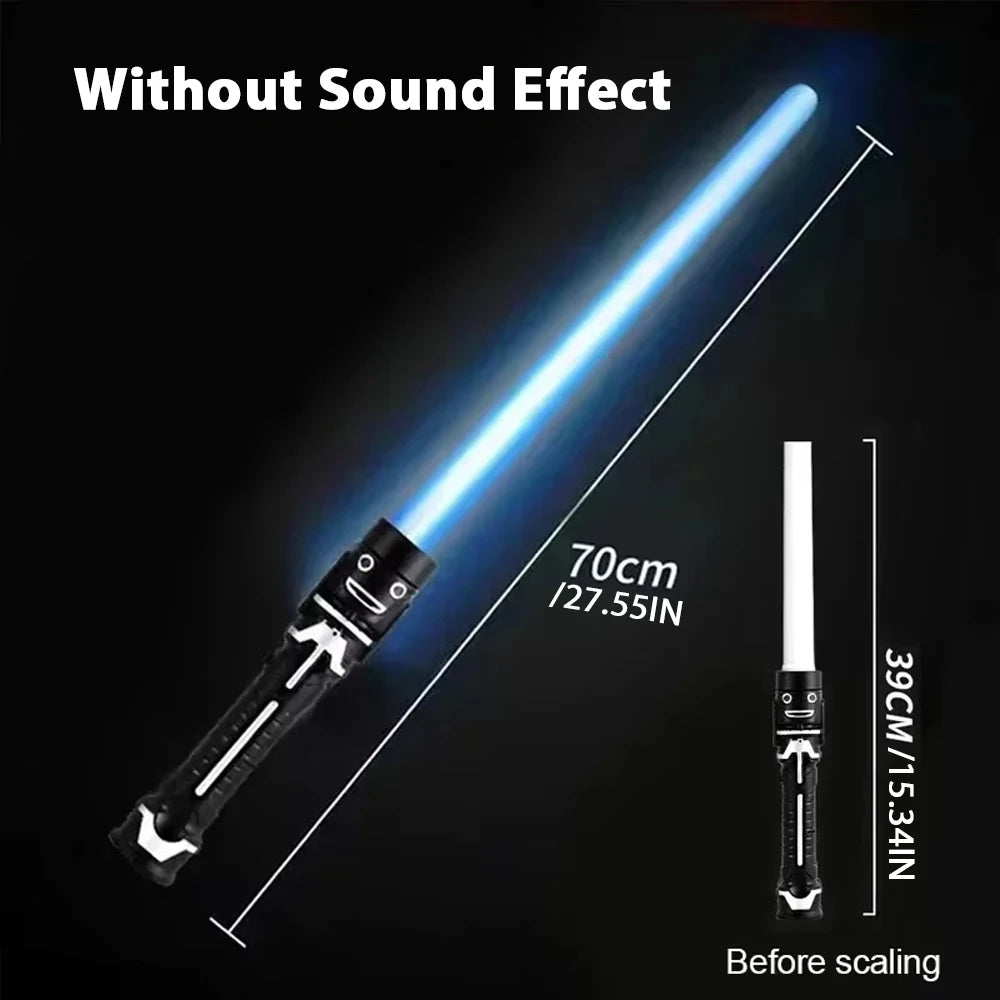 1PC Cyberpunk LED Sword,Retractable Light Saber Sword Toys, Masquerade Party And Halloween Props