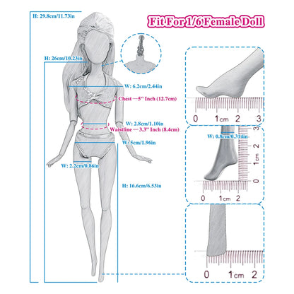 NK Official 11.5 Inch Doll Clothes for 29CM Babi Doll Princess Outfits Dolls Accessories For 1/6 Doll Clothing Toys Gift JJ -