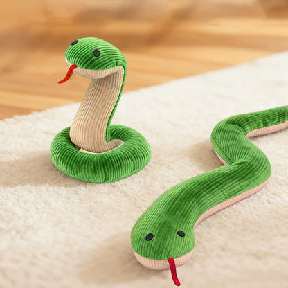 Hot sale Dog Toy Snake Interactive Toy Kitten  Kick Toy Interactive Pet Toy for Indoor Cats 16.5 Inches Pet Supplies