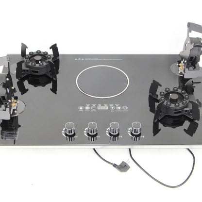 Built-In 5 Burner Gas and Electric Cooktop for Household Use Gas Hob Gas Stove for Industrial and Residential Use