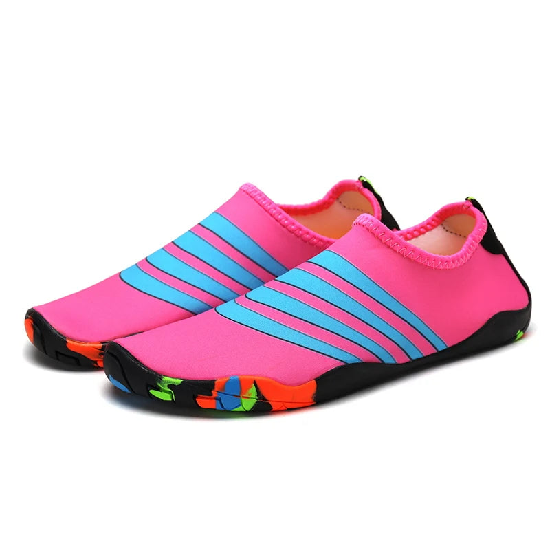Men Women Aqua Shoes Sneakers Quick Dry Swimming Footwear Unisex Outdoor Breathable Upstream Beach Shoes 35-45#