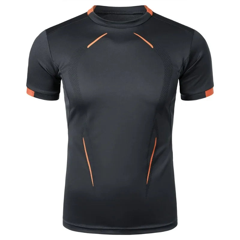 Summer Gym Breathable T Shirt Men Quick Drying Jogging Tops Men Lightweight Training Tees Fitness Tops Running Sweatwear