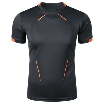 Summer Gym Breathable T Shirt Men Quick Drying Jogging Tops Men Lightweight Training Tees Fitness Tops Running Sweatwear