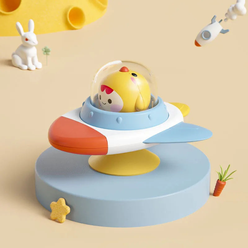 Catoon Bath Toys 6-12-18 Months Baby Toy Suction Cup Spinner Toys for Boys Girls 1 2 3 Years Sensory Toys for Toddler Kids Gift