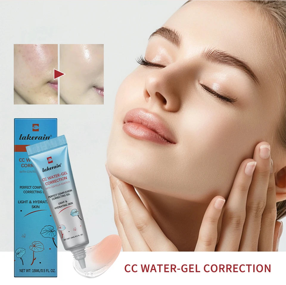 Correcting CC Cream Foundation Moisturizing Waterproof Even Skin Tone Base Makeup Lasting Conceal Pores CC Cream Primer Cosmetic