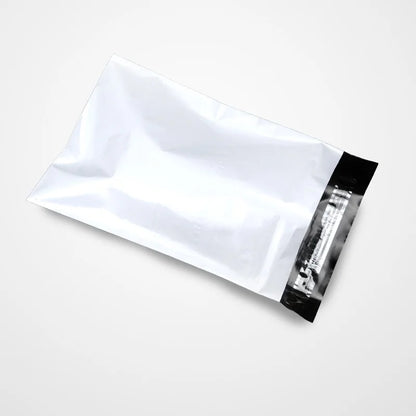 Bulk White Self-Seal Adhesive Courier Bags for Express Delivery - Plastic Packaging Pouches Envelope Storage Mail Envelope