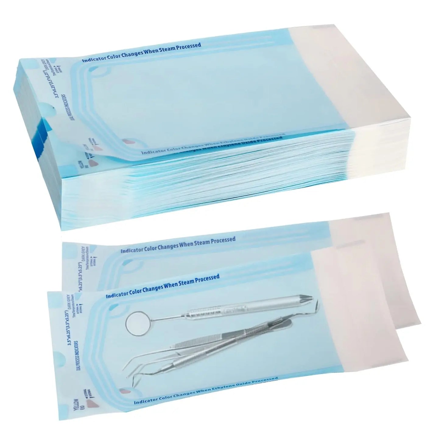 10/20PCS Disposable Self-sealing Sterilization Pouches Bag 5 Sizes Tattoo Accessories Supplies Self-adhesive Clean Bags