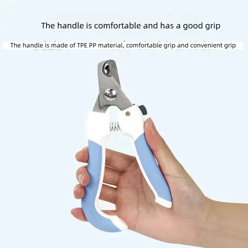 Dog Nail Clipper Scissors Kitten Nail Toe Claw Clippers Trimmer Labor-Saving Grooming Tools for Animals General Pet Supplies