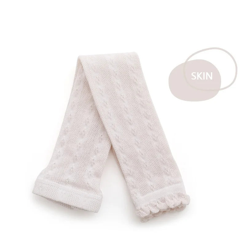 Summer Girls Pants Mesh Thin Baby Lace Pantyhose Outside Wear Summer Baby Stockingds Anti-Mosquito Kids Leggings For Girls