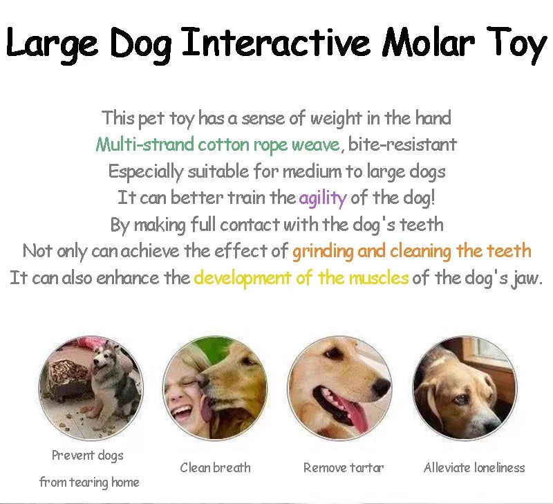 1pc Dog Toy Carrot Knot Rope Ball Cotton Rope Dumbbell Puppy Cleaning Teeth Chew Toy Durable Braided Bite Resistant Pet Supplies