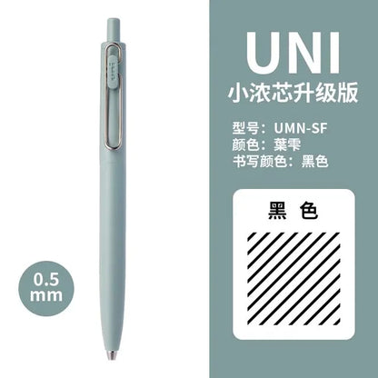 New Japan UNI Small Thick Core Gel Pen UMN-SF Summer Limited Thick Black Uniball One Low Center of Gravity Uniball Signature Pen